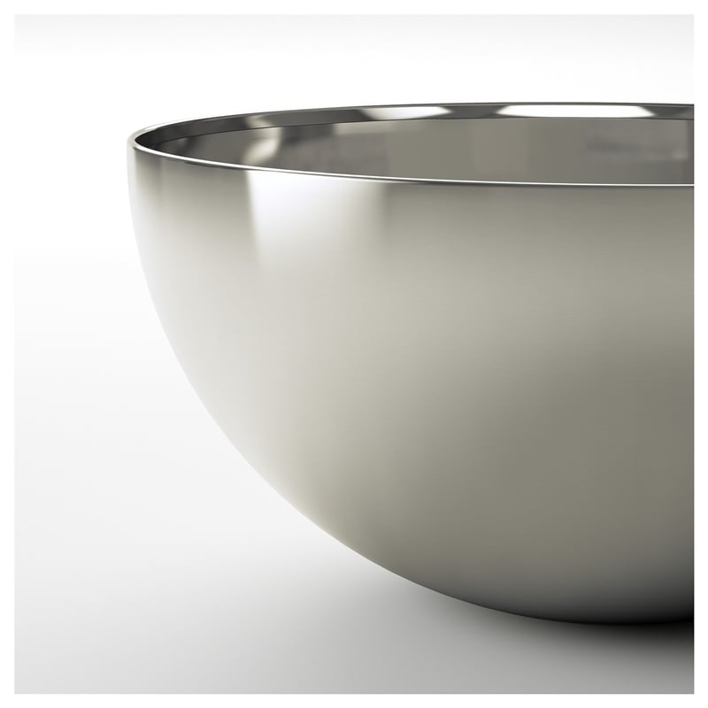 Ikea Blanda Blank Metal Servis Kabı 20 cm 20057255