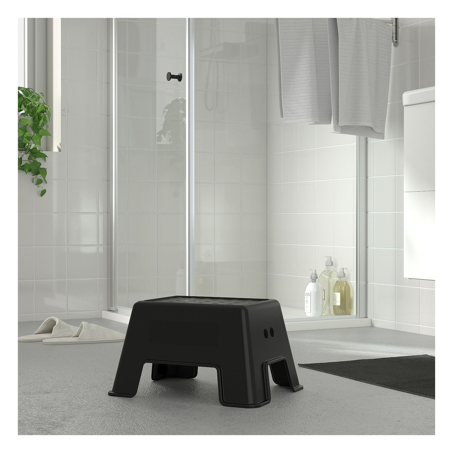 Ikea Bolmen Tabure Siyah 44x35x25 Cm 70602093