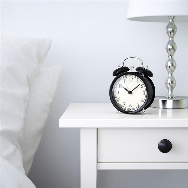 Ikea Dekad Çalar Saat Siyah 10 Cm 30540479
