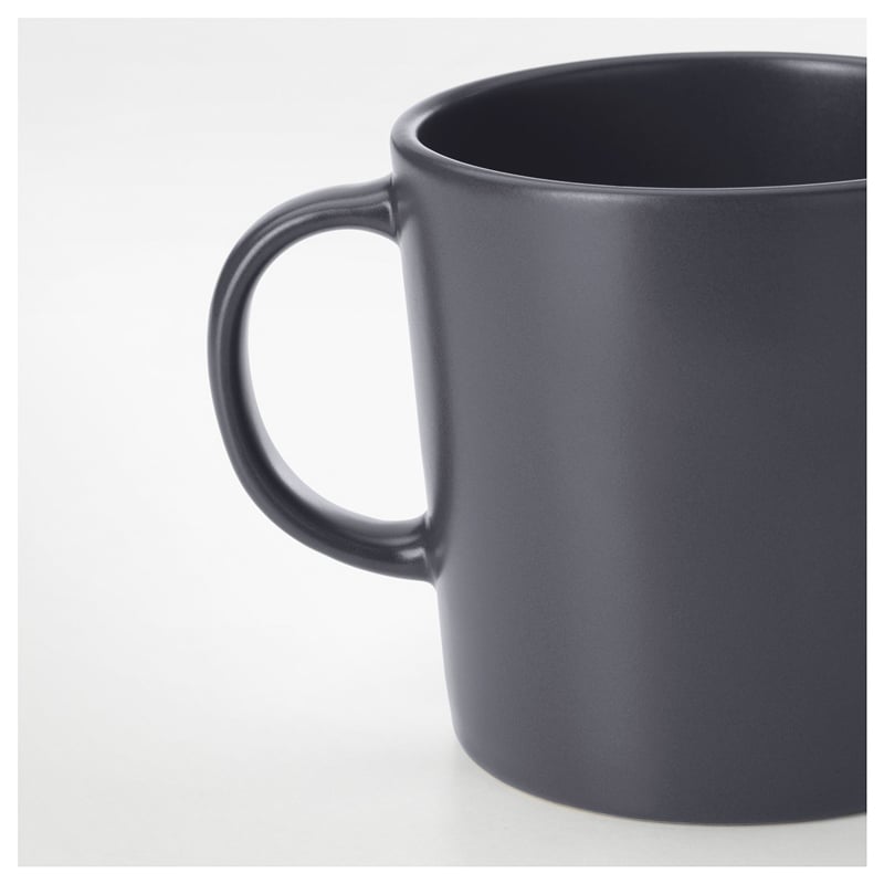 Ikea Dınera Kupa Koyu Gri 300 ml 30362820