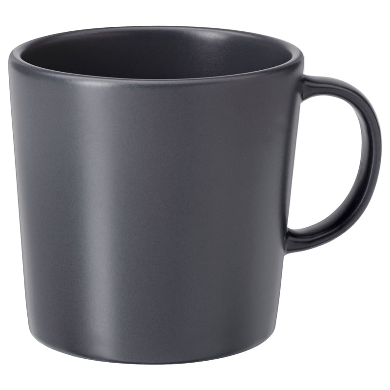 Ikea Dınera Kupa Koyu Gri 300 ml 30362820