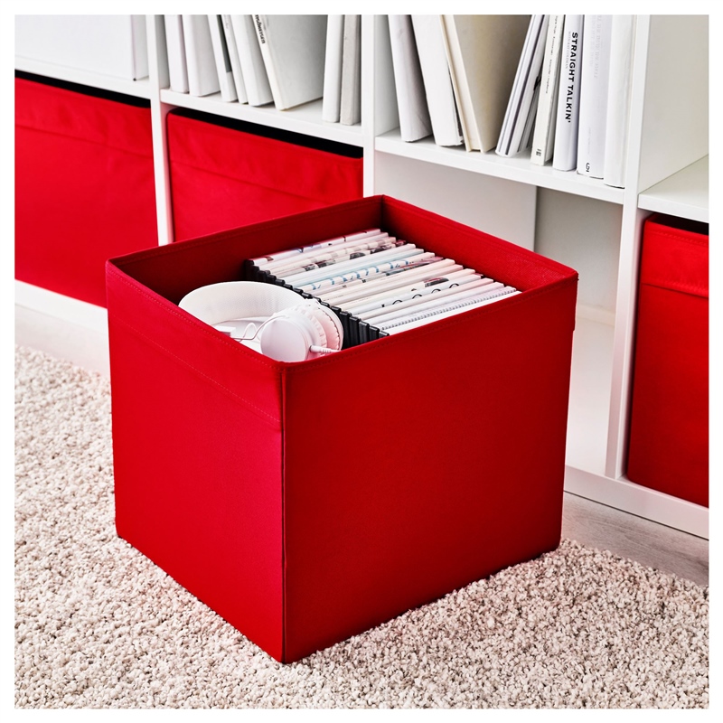Ikea Dröna Kırmızı Düzenleyici Kutu 33x38x33 cm 40249353