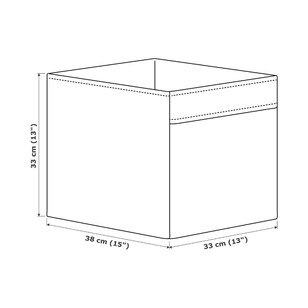 Ikea Dröna Kutu Çiçek Desenli 33X38X33 Cm 20217956