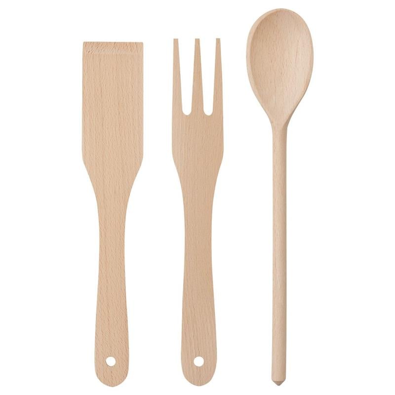 Ikea Fılbunke Mutfak Gereçleri Seti Kayın 3 Prç.40298895