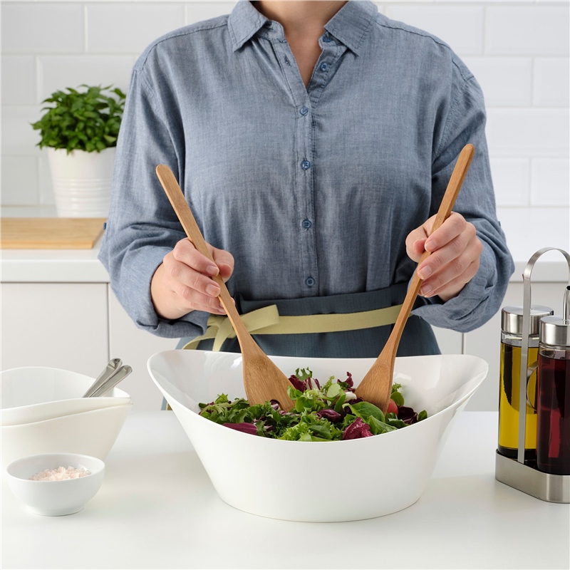 Ikea Gronsaker Servis Kaşığı 2 Adet Bambu 60481242