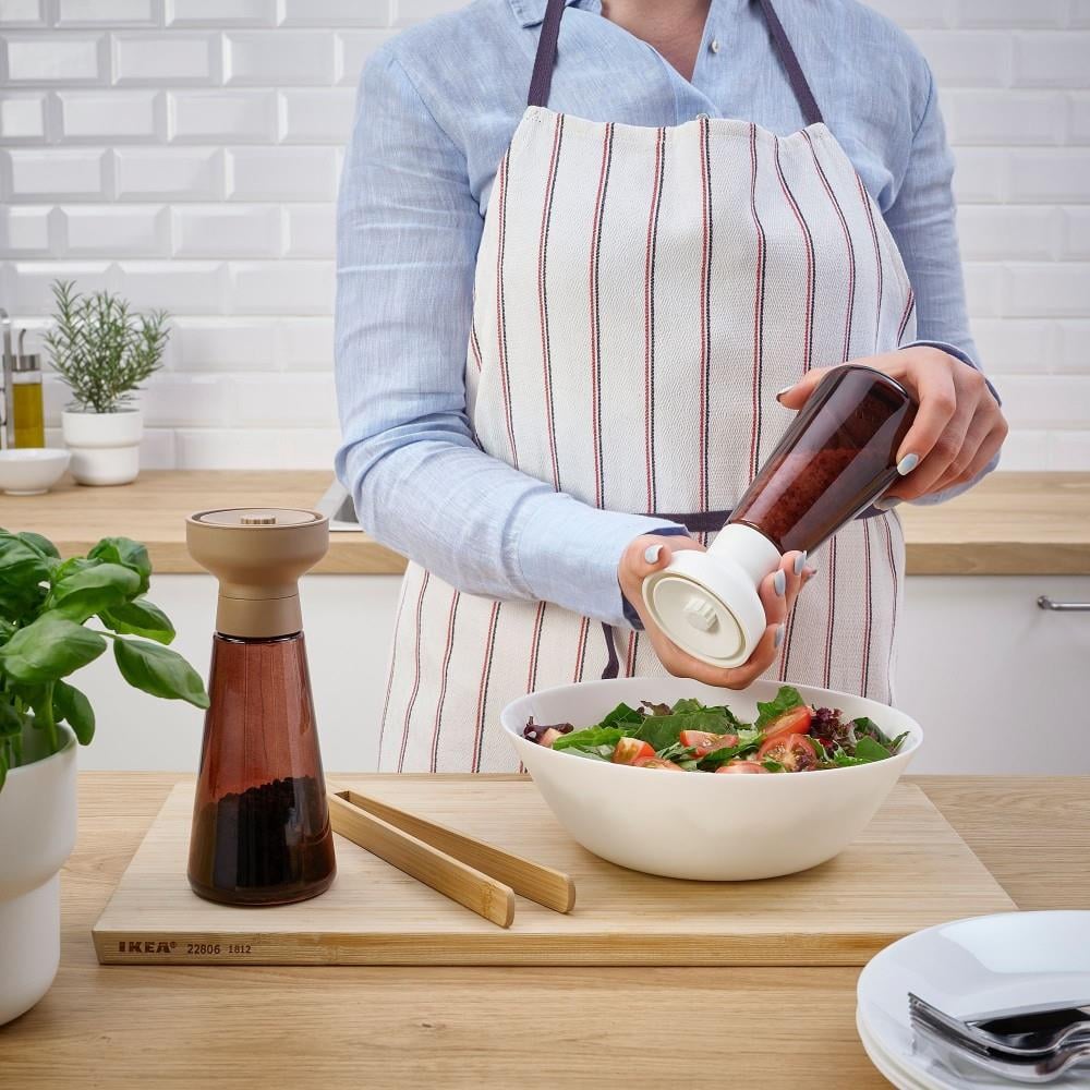 Ikea Havltom Baharat Öğütücü Cam-Kahverengi 19 Cm 2 Prç. 40523460
