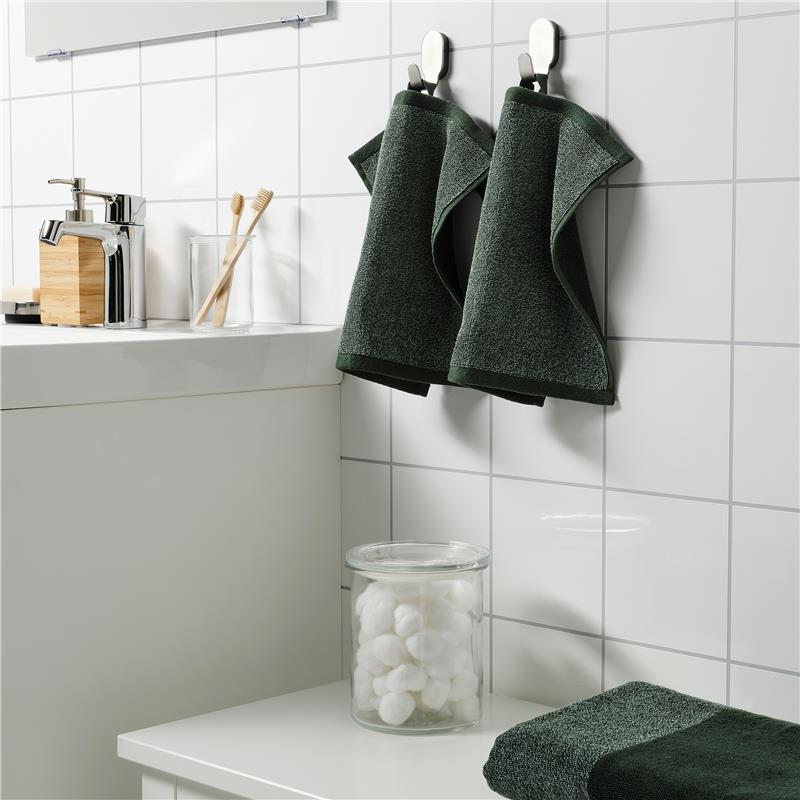 Ikea Hımlean El Havlusu Koyu Yeşil-Melanj 30X30 Cm 90510498