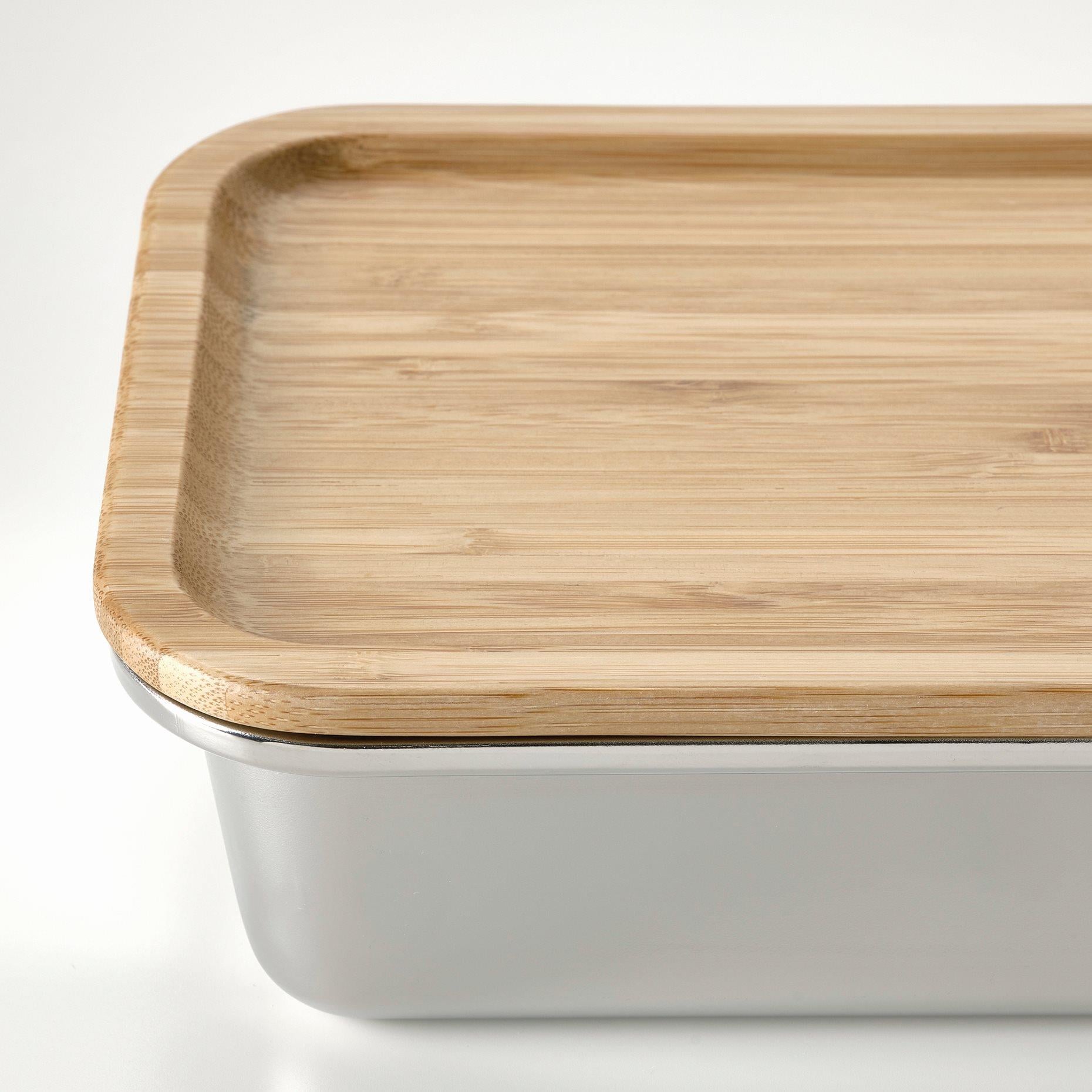 Ikea Ikea  365+ Saklama Kabı Kapağı Bambu Dikdörtgen 50381907
