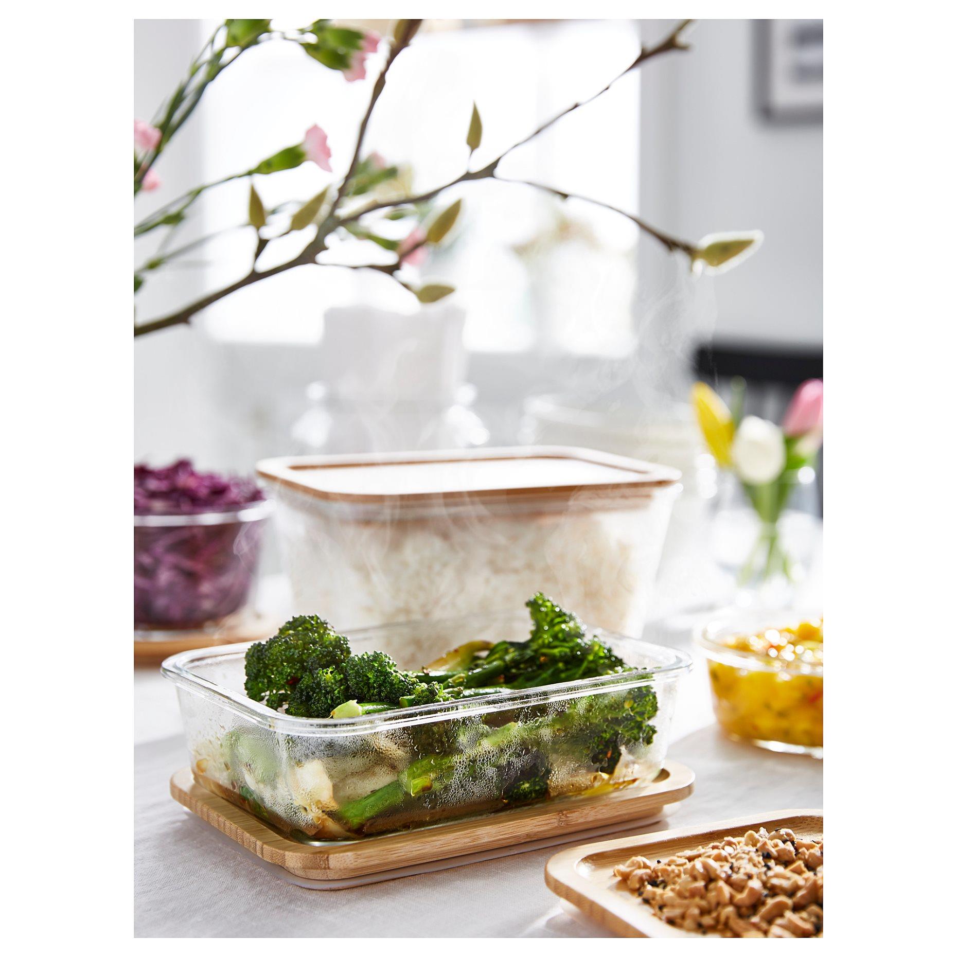Ikea Ikea  365+ Saklama Kabı Kapağı Bambu Dikdörtgen 50381907