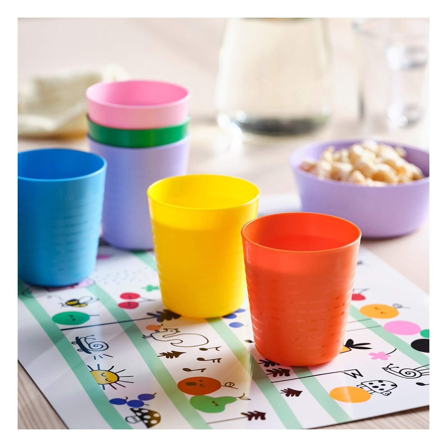 Ikea Kalas Çocuk Bardak Seti Çok Renkli 23 Cl 6 Adet 50620093