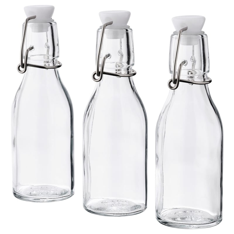 Ikea Korken 3'lü Cam Su Şişesi 150 ml 80476334