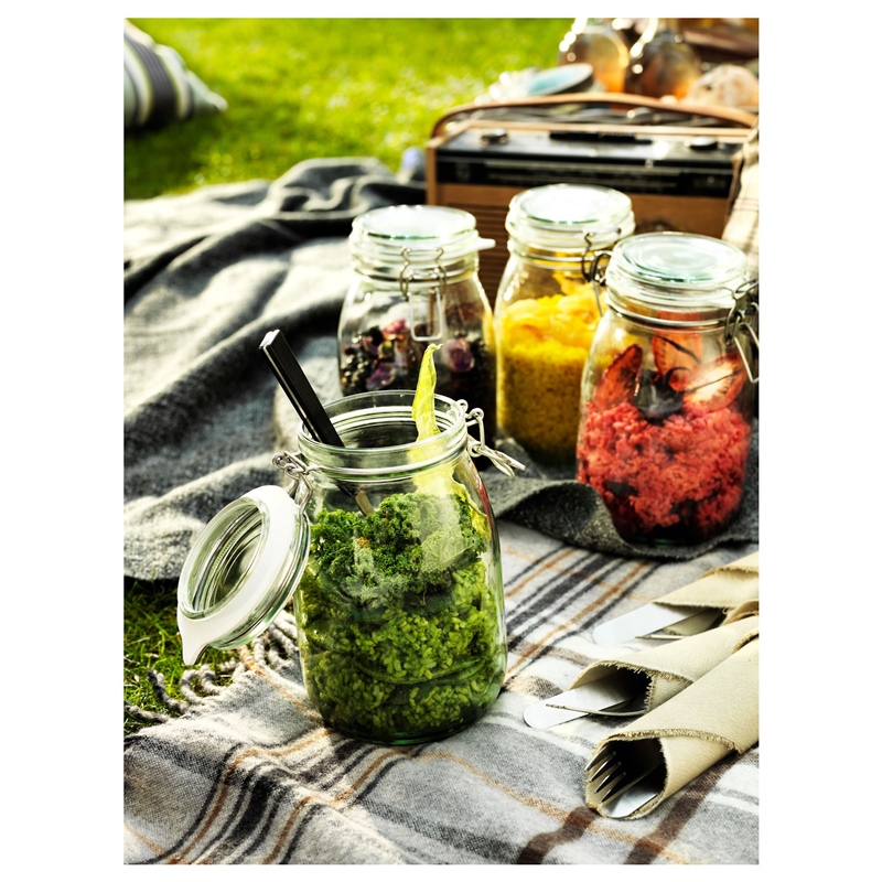 Ikea Korken Cam Kavanoz 1 lt 50213546
