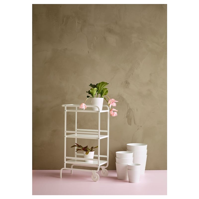 Ikea Muskot Beyaz Saksı 19 cm 30308197