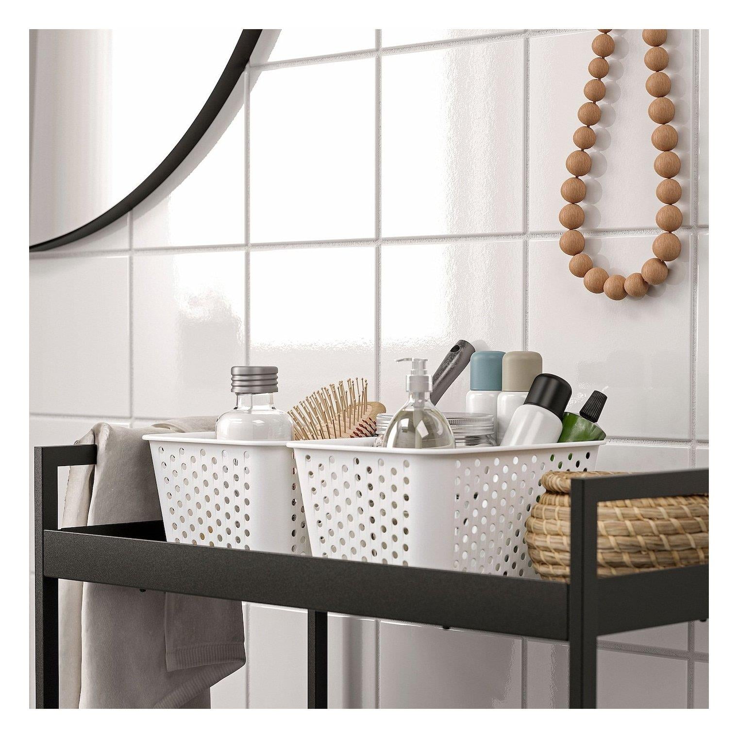 Ikea Plogsvang Sepet Beyaz 15x20x10 Cm 20593454