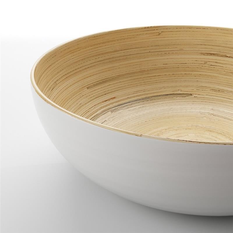 Ikea Rundlıg Dekoratif Bambu Beyaz Kase 10234862