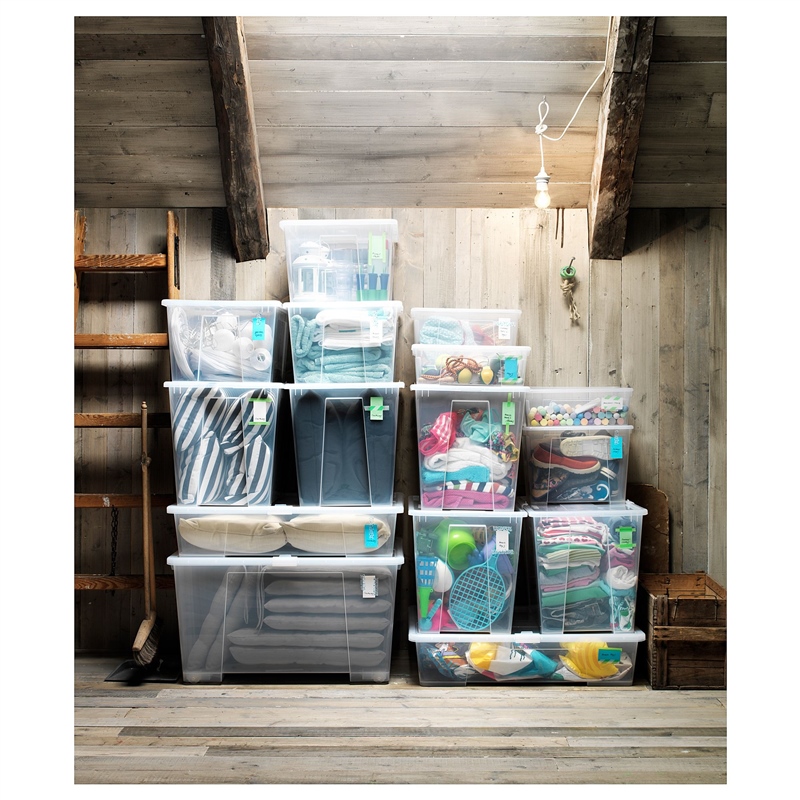 Ikea Samla Şeffaf Saklama Kabı 11 lt 40102978
