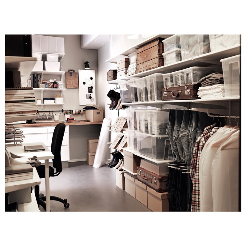 Ikea Samla Şeffaf Saklama Kabı 11 lt 40102978