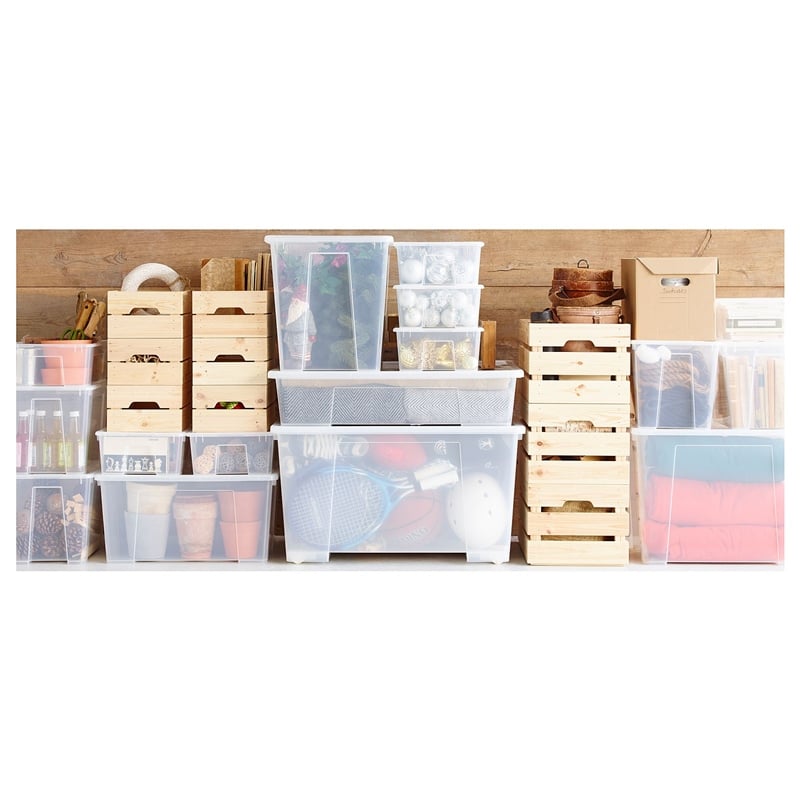 Ikea Samla Şeffaf Saklama Kabı 11 lt 40102978