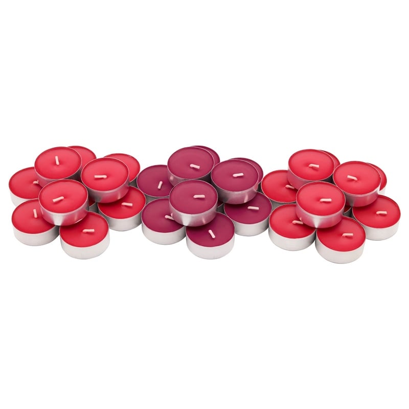 Ikea Sınnlıg Kırmızı Meyve Kokulu Tealıght Mum 30 Adet 00337380