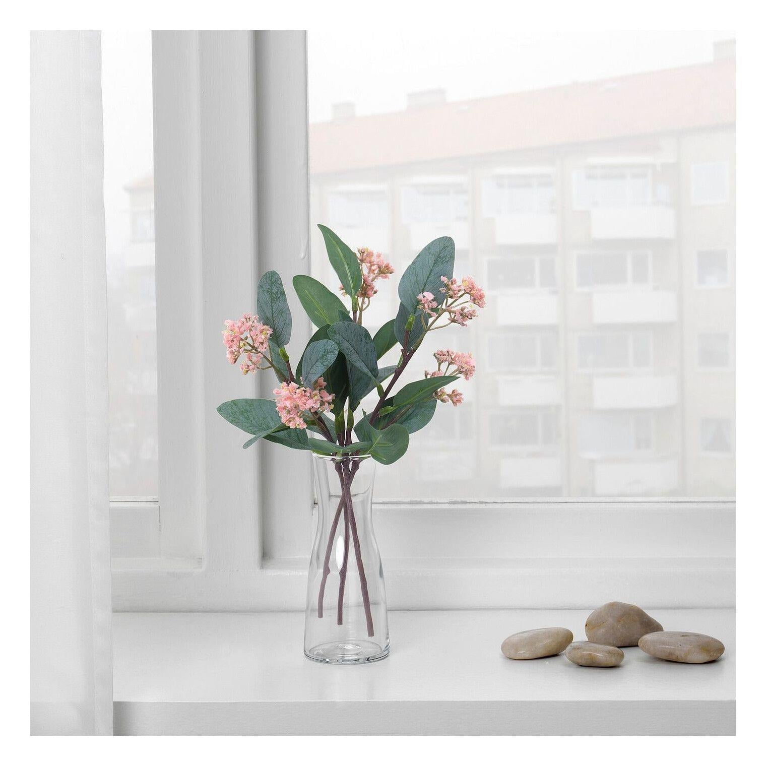 Ikea Smycka Yapay Çiçek Okaliptüs-Pembe 30 Cm 30409846