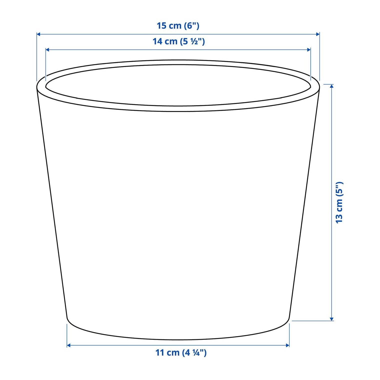 Ikea Sojaböna Toprak Saksı Açık Pembe 12 Cm 60611941