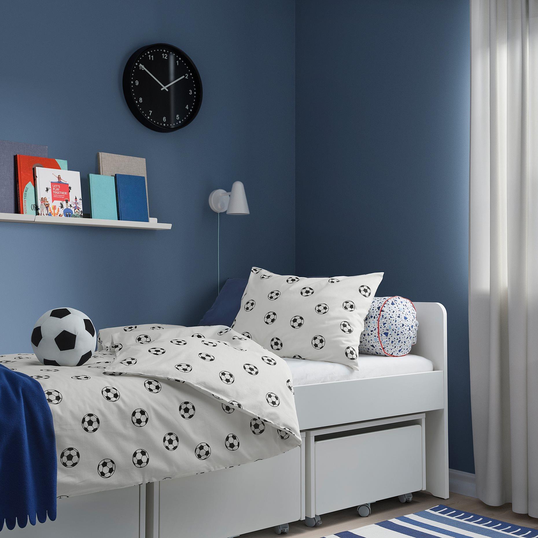 Ikea Sparka Yumuşak Oyuncak Siyah-Beyaz 20506763