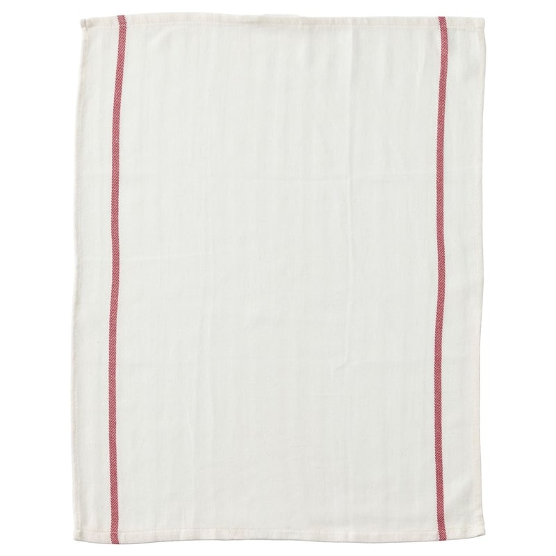 Ikea Tekla Kumaş Kurulama Bezi Kırmızı-Beyaz 50x65 cm 10100909