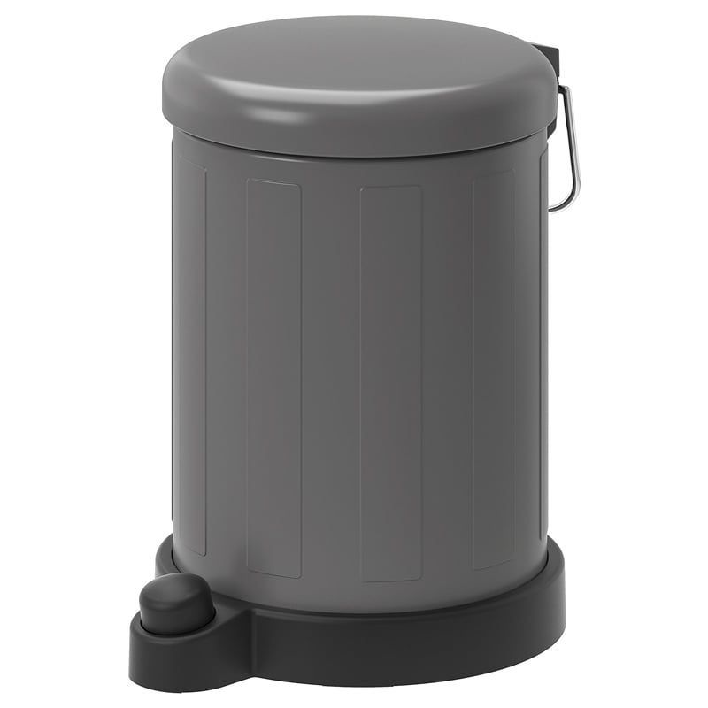 Ikea Toftan Çöp Kutusu Gri 4 Lt. 60493966