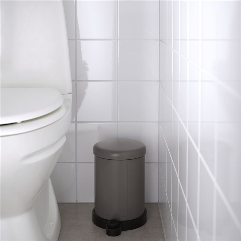 Ikea Toftan Çöp Kutusu Gri 4 Lt. 60493966