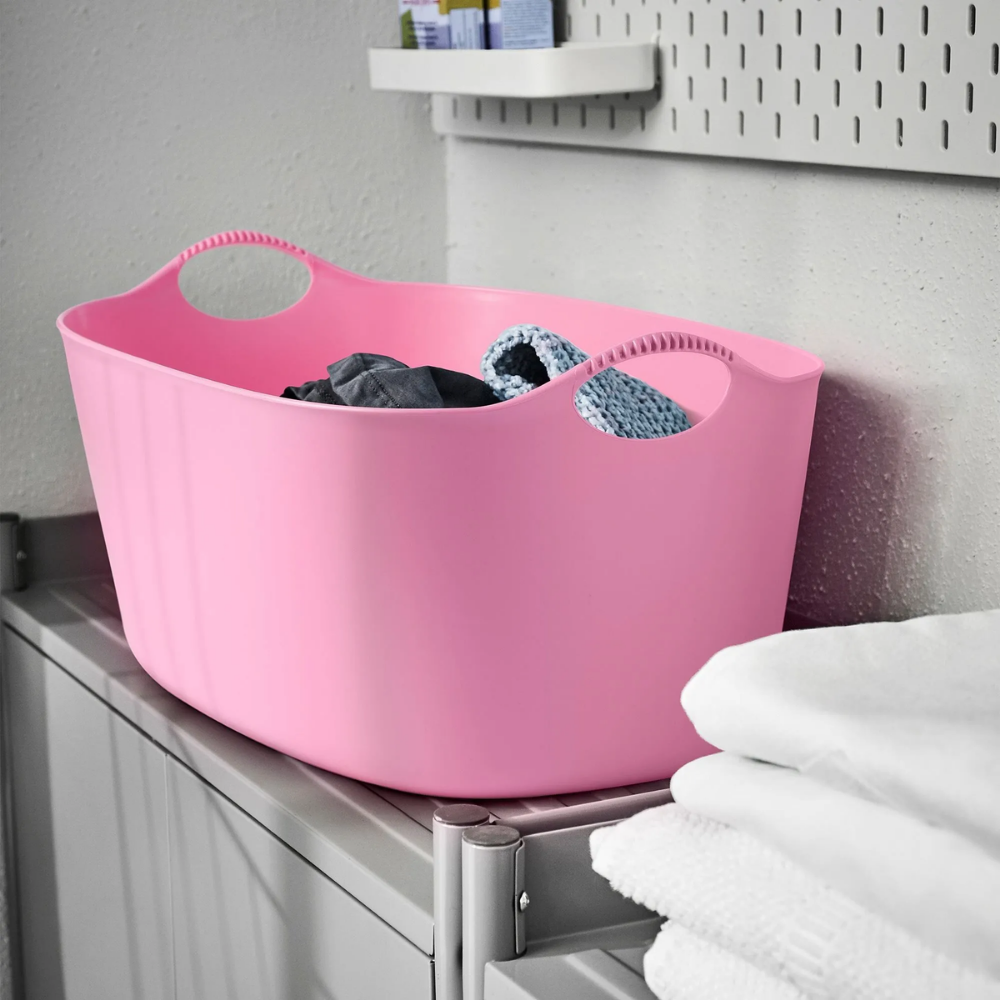 Ikea Torkıs Çamaşır Sepeti Pembe 35 Lt 60583698