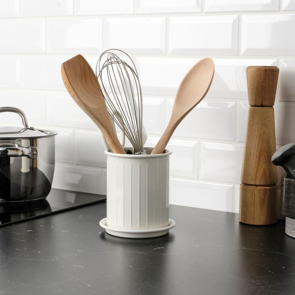 Ikea Valvardad Çatal Bıçaklık Bej 13 Cm 30473719