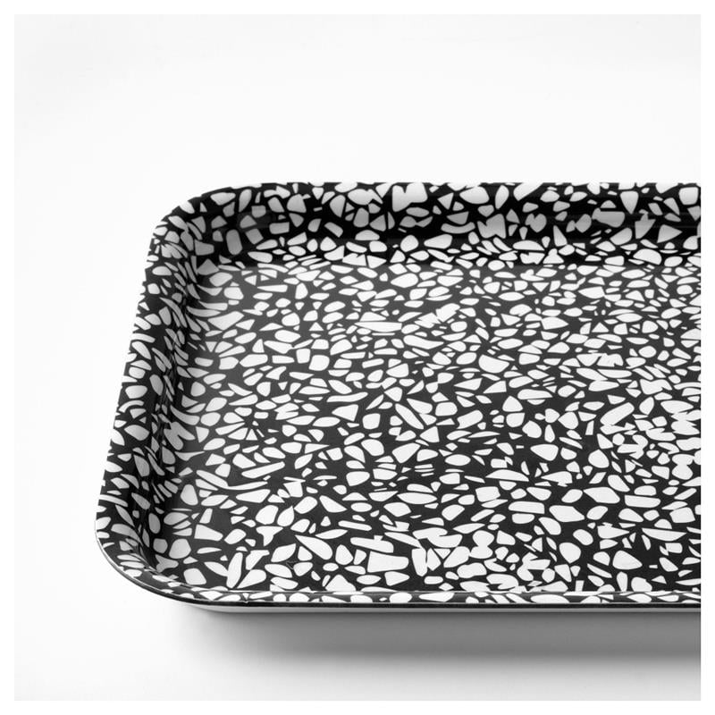 Ikea Varkul Tepsi Siyah Desenli 28X20 Cm 00399537