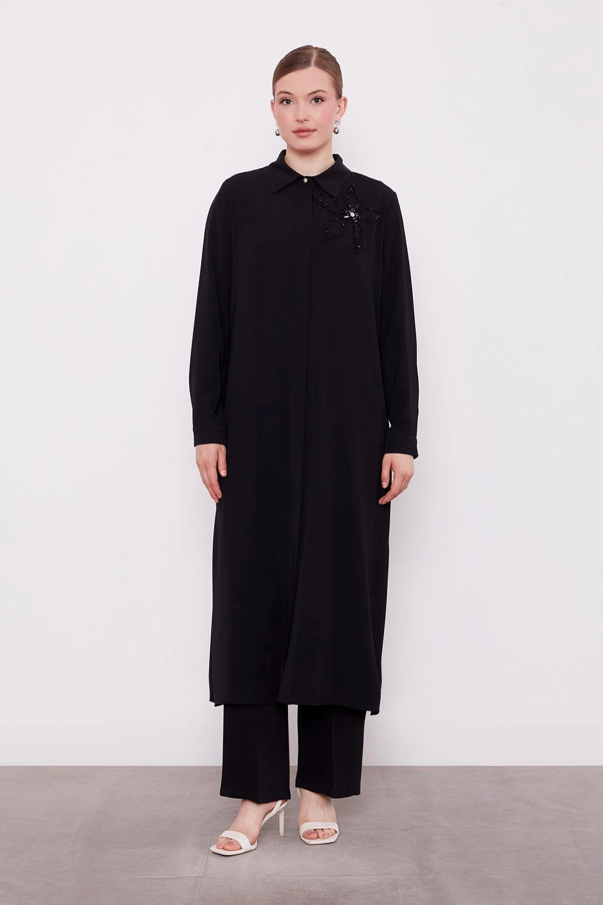 LVD ÇİÇEK DETAYLI TUNİK TAKIM 100651