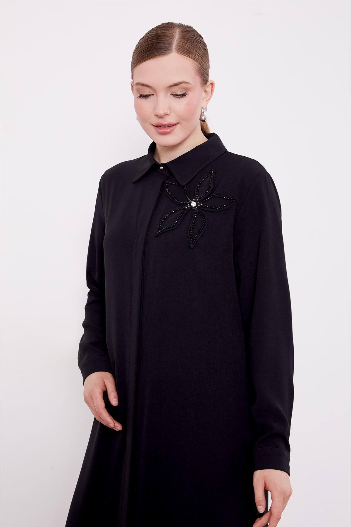 LVD ÇİÇEK DETAYLI TUNİK TAKIM 100651