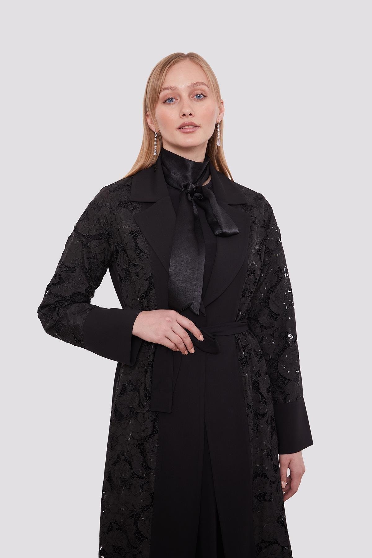 LVD GÜPÜR GARNİLİ BLUZLU TAKIM 100692