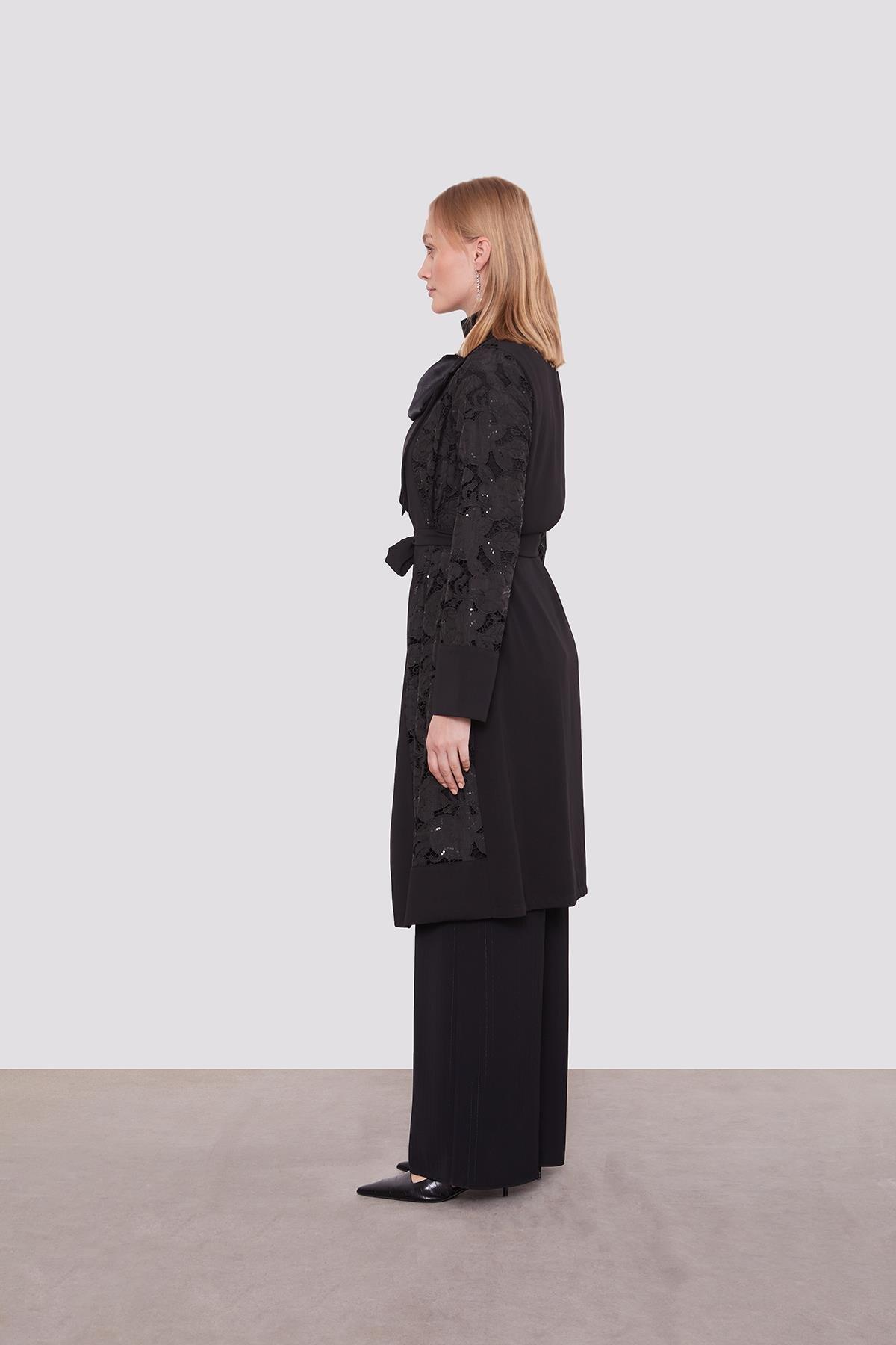 LVD GÜPÜR GARNİLİ BLUZLU TAKIM 100692