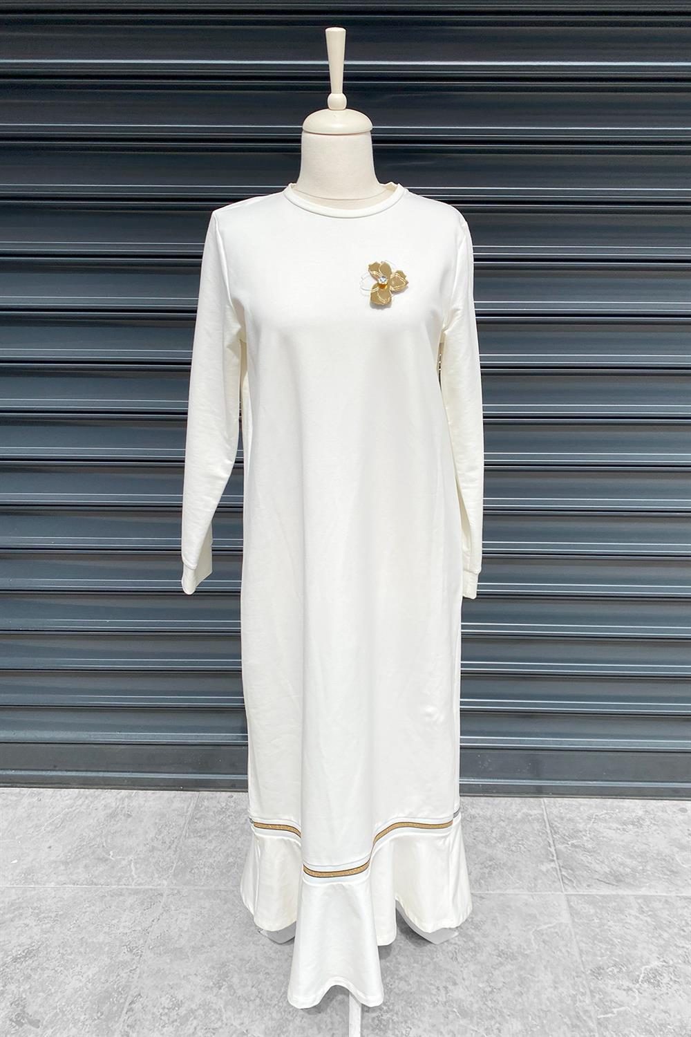 MSS PAMUK CASUAL ELBİSE 23YE03P3780