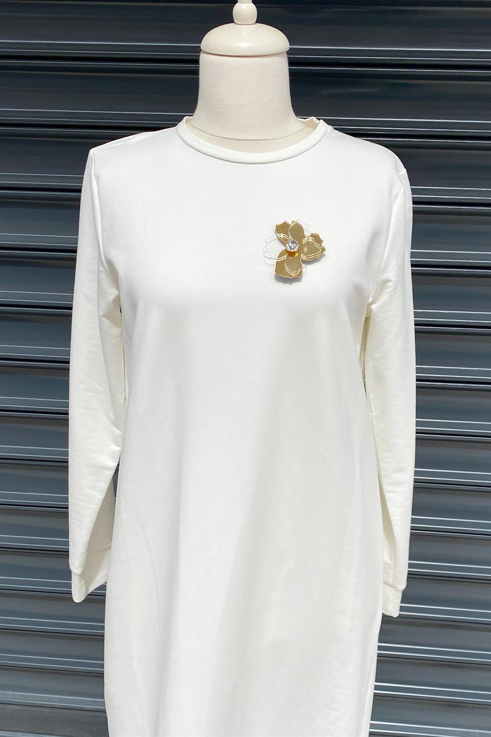 MSS PAMUK CASUAL ELBİSE 23YE03P3780