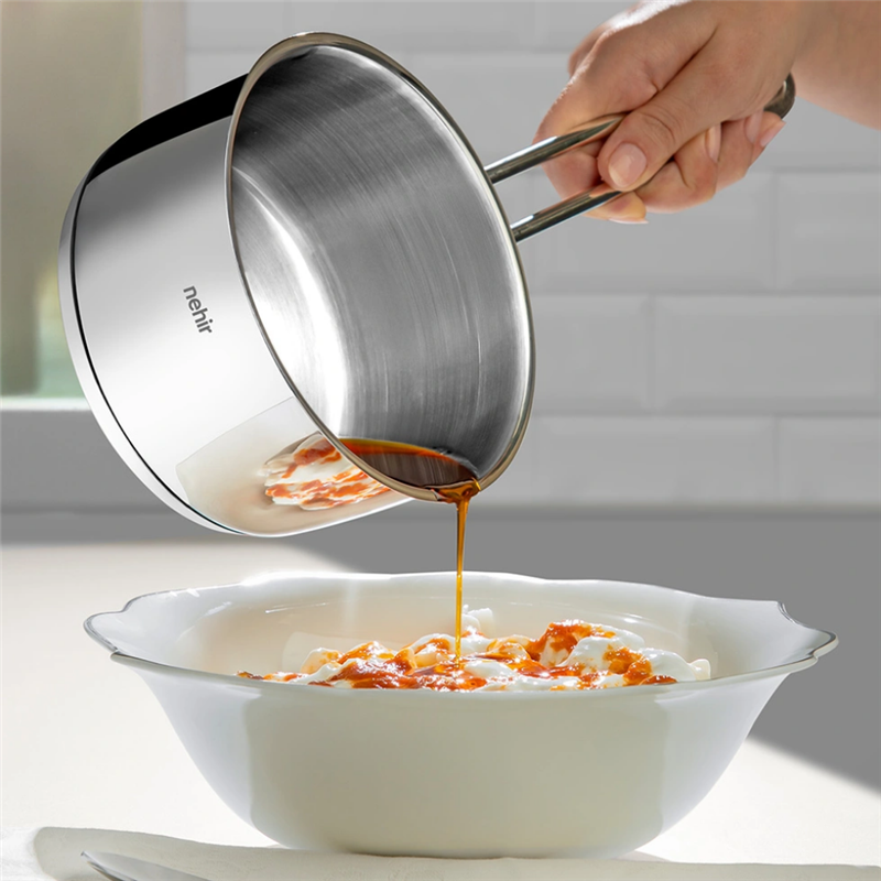 NHR SİLVER ÇELİK 12 CM TABANLI SOSLUK