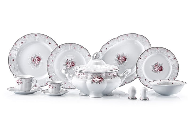 Opema Spring Rose 83 Parça Yemek Takımı