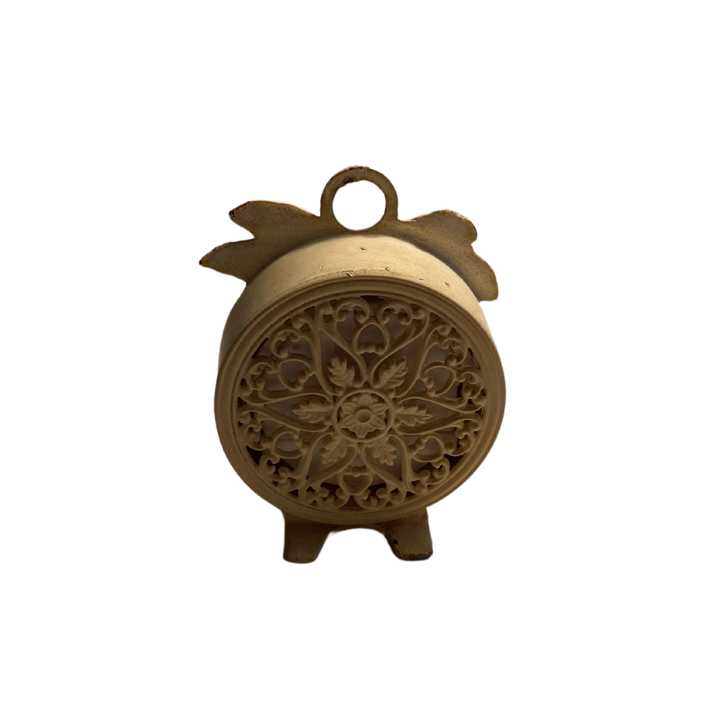 POR BEYAZ ESKİTME MASA SAATİ 10X8