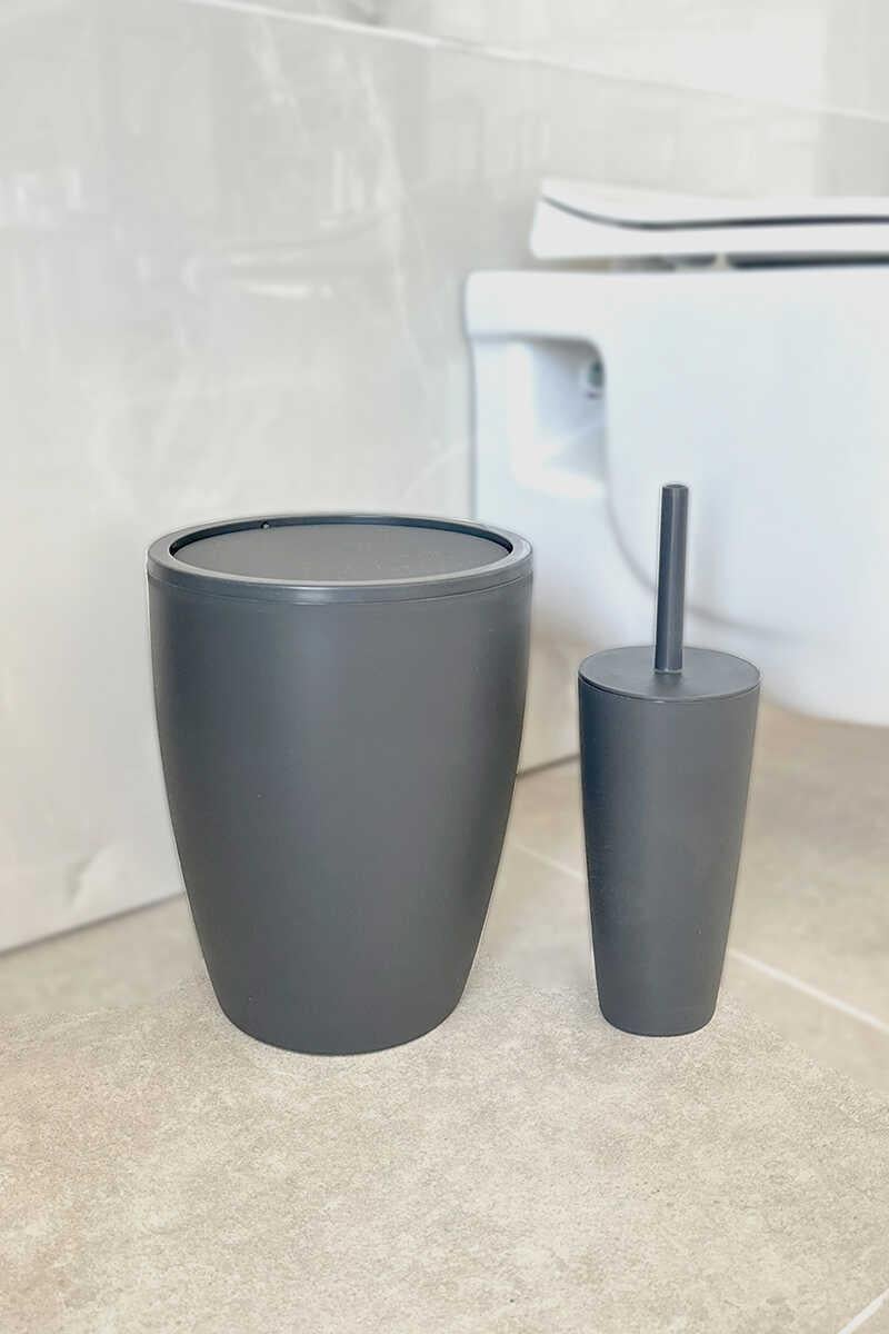 PURE 2Lİ BANYO AKSESUARI-GRİ
