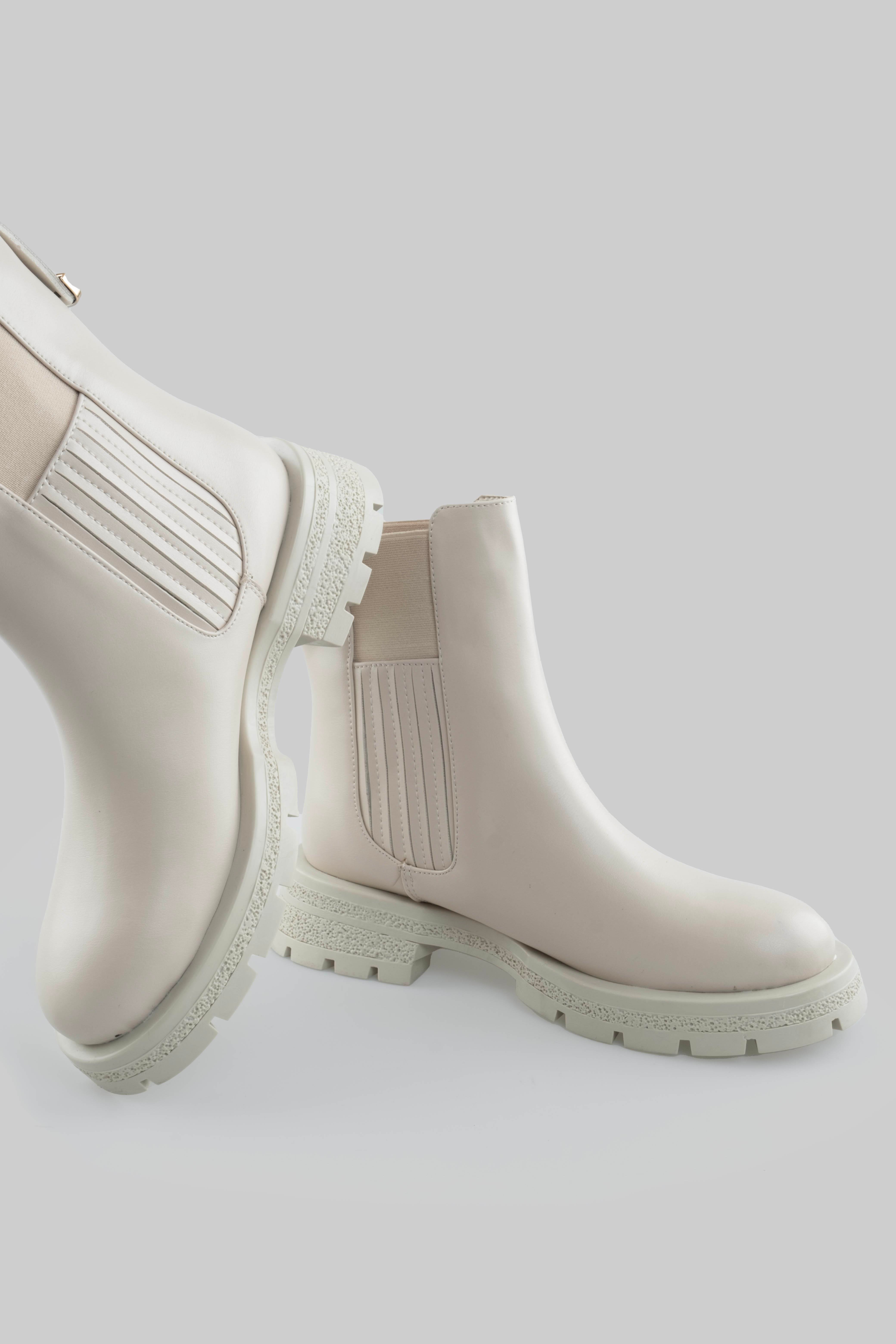 Mondie Model Lastik Detaylı Bot Bej