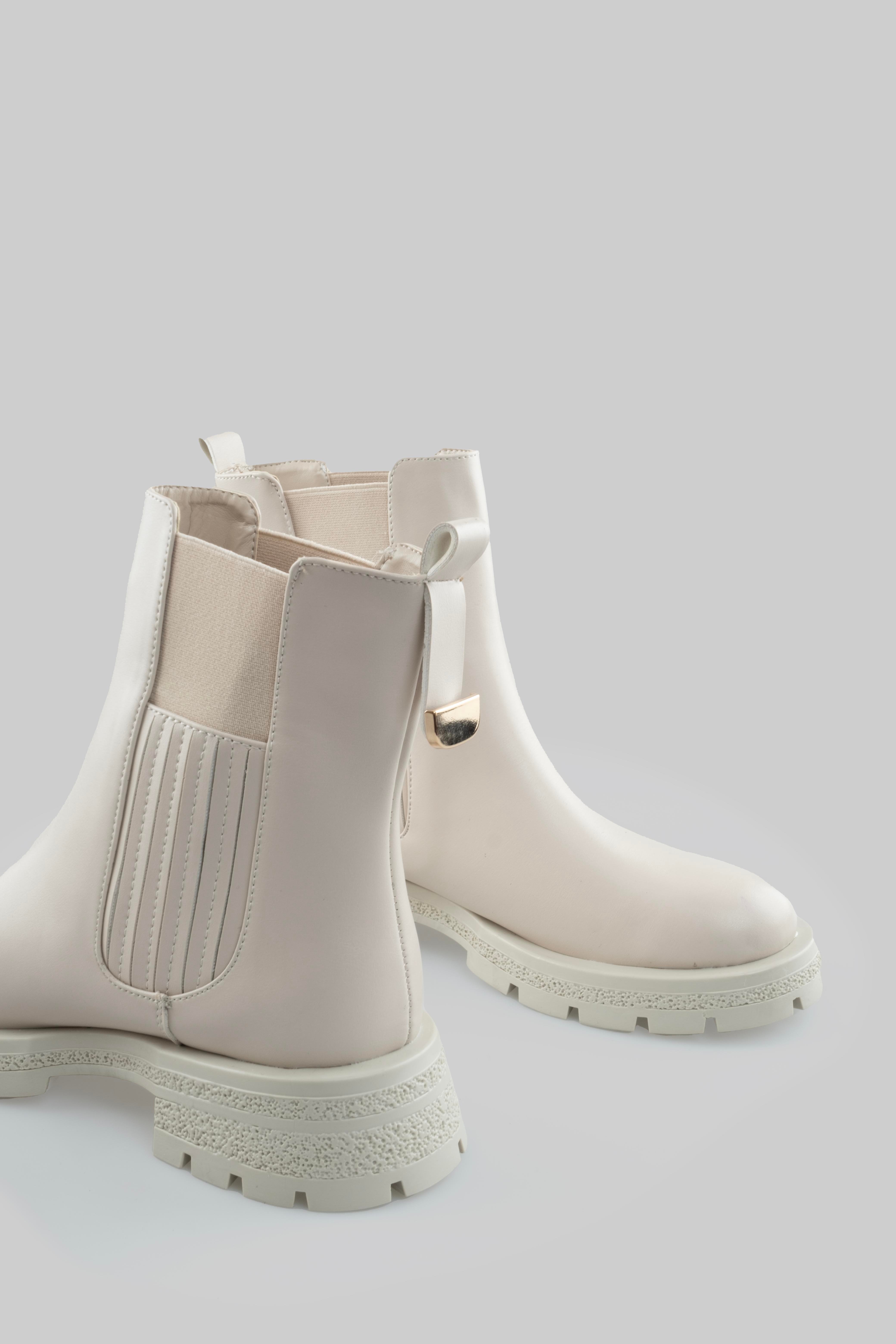 Mondie Model Lastik Detaylı Bot Bej