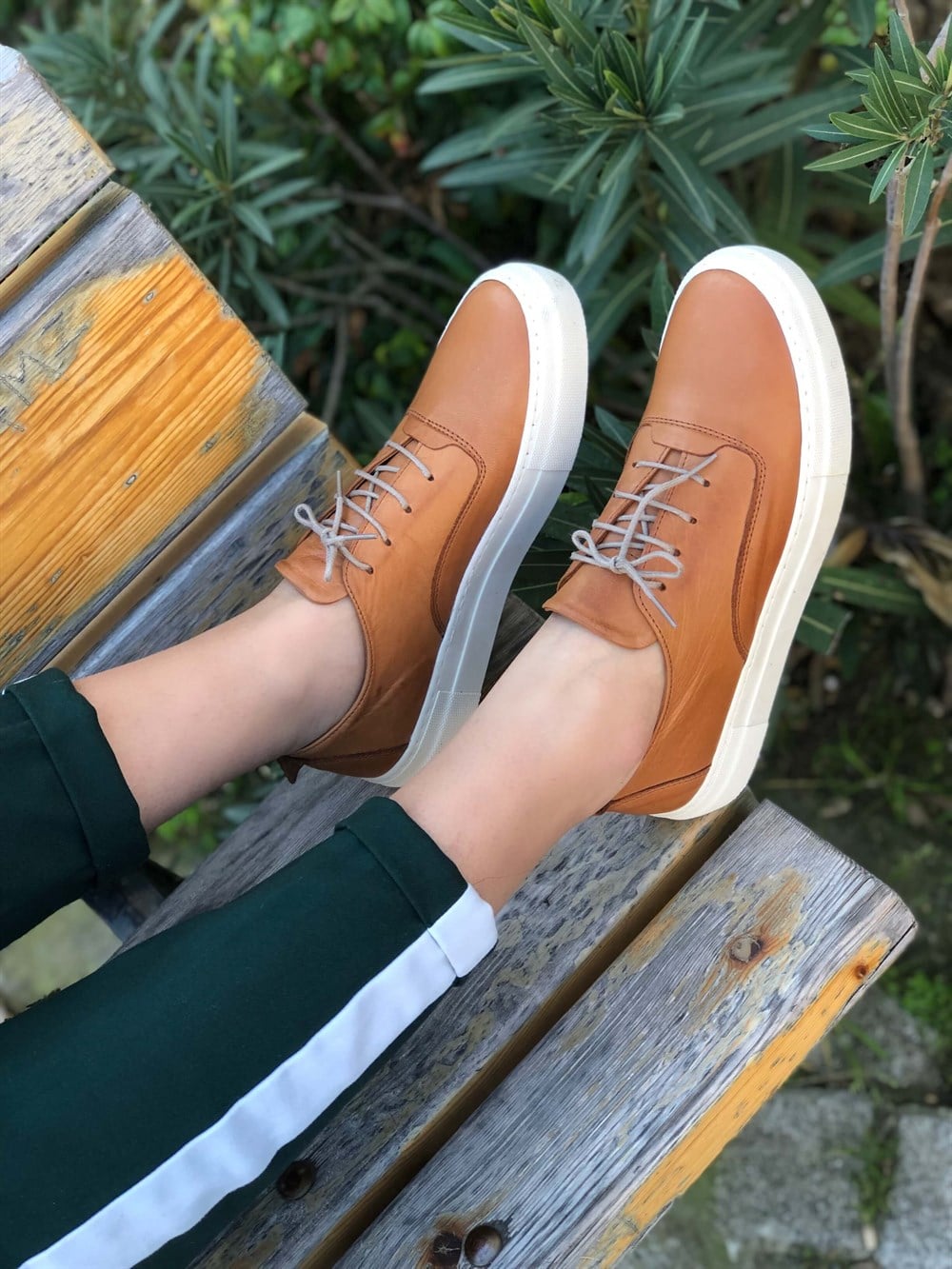 Nino Model Taba Gerçek Deri Casual Ayakkabı
