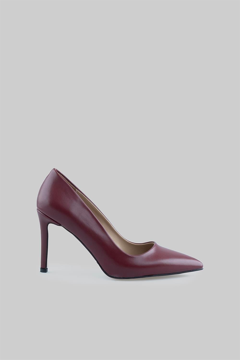 Venüs Model Özel Seri Klasik Stiletto Bordo