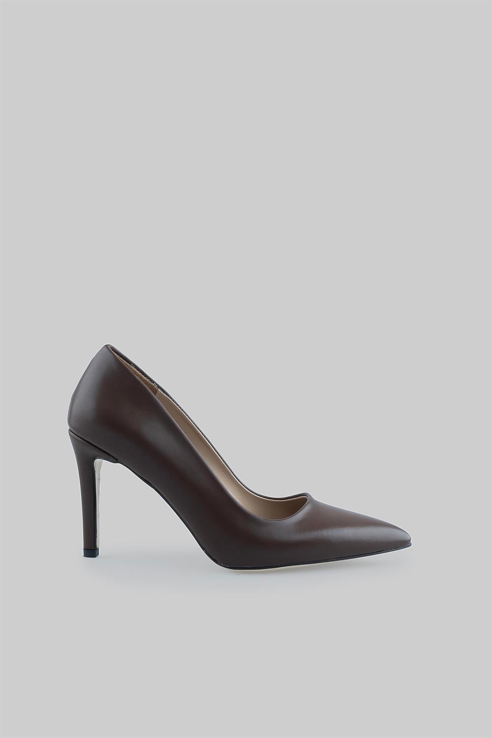 Venüs Model Özel Seri Klasik Stiletto Acı Kahve