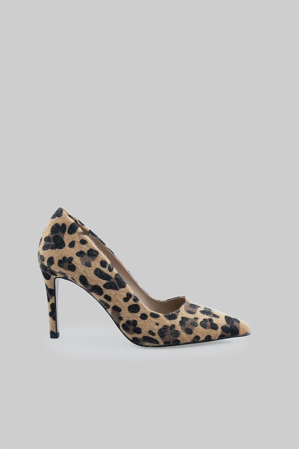 Venüs Model Özel Seri Klasik Stiletto Leopar
