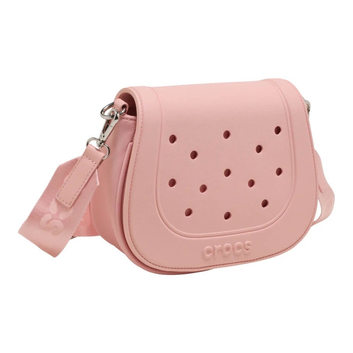  Crocs Nylon Crossbody Kadın Çanta - Pembe