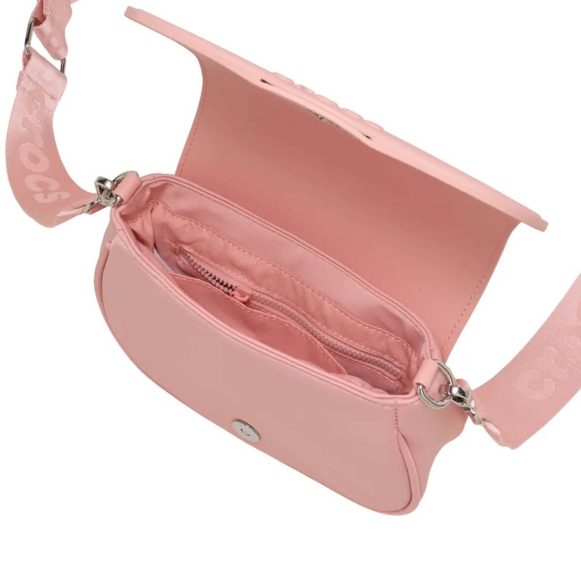  Crocs Nylon Crossbody Kadın Çanta - Pembe